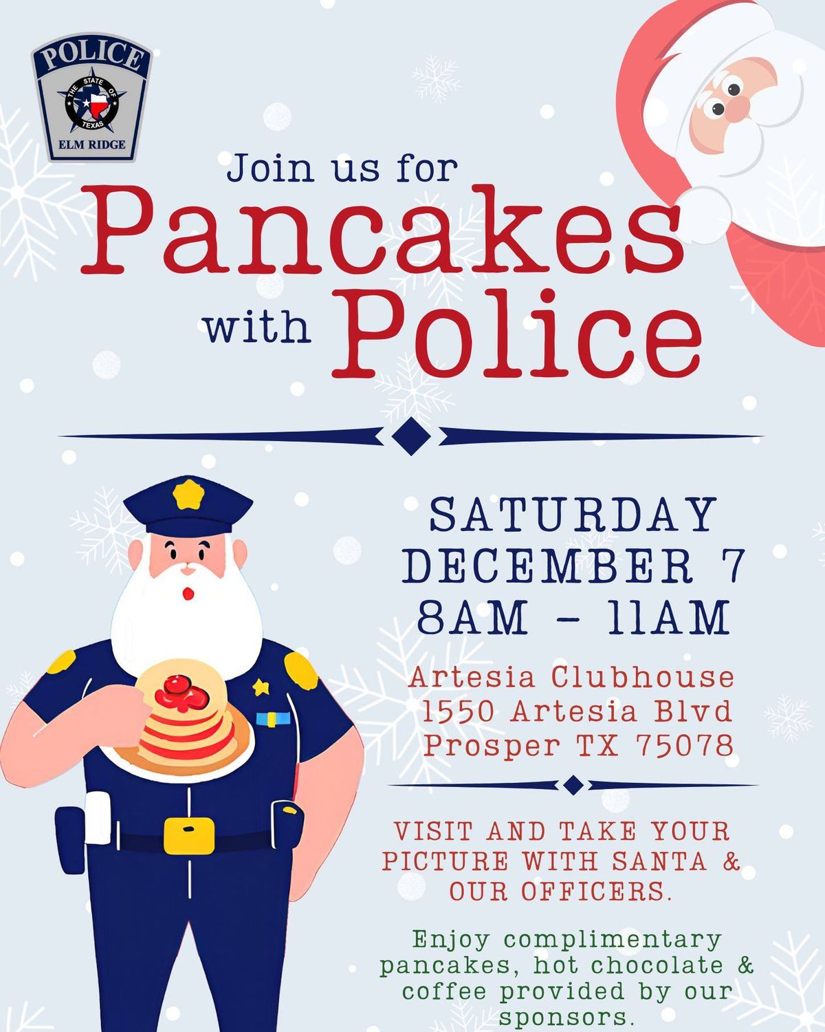 Pancakes with Police