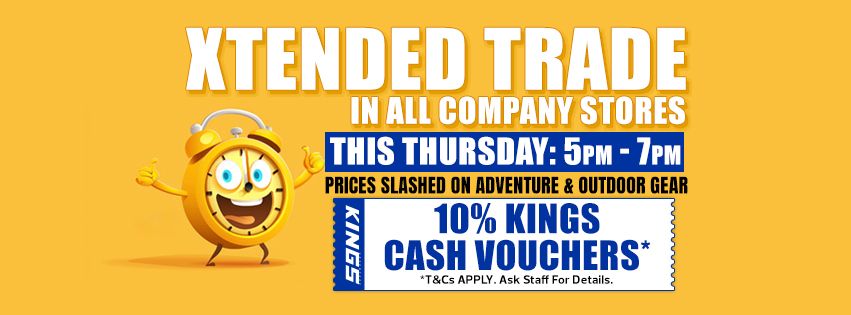 ?? XTENDED TRADE + 10% KINGS CASH VOUCHERS AT 4WD Supacentre Malaga This THURSDAY??