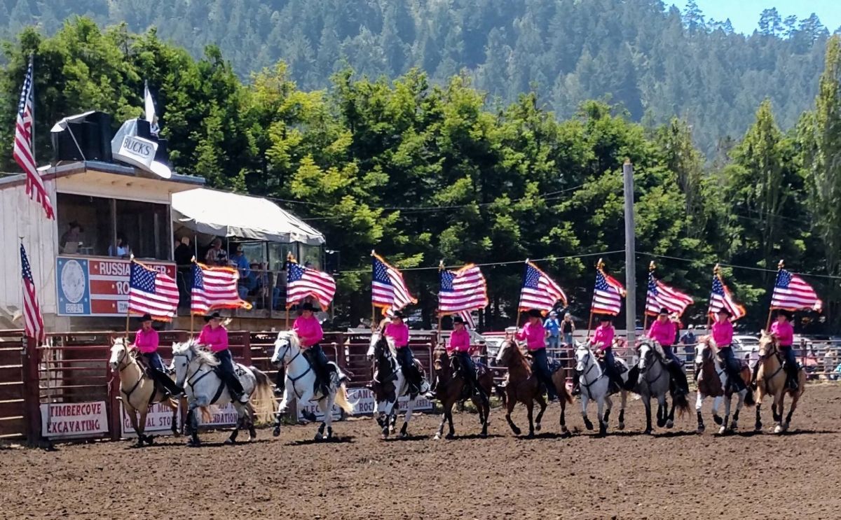 PRDC Drill Team at the Wine Country Rodeo at the Sonoma County Fair