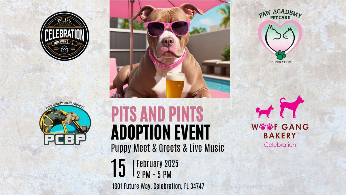 Pits and Pints Dog Adoption Event