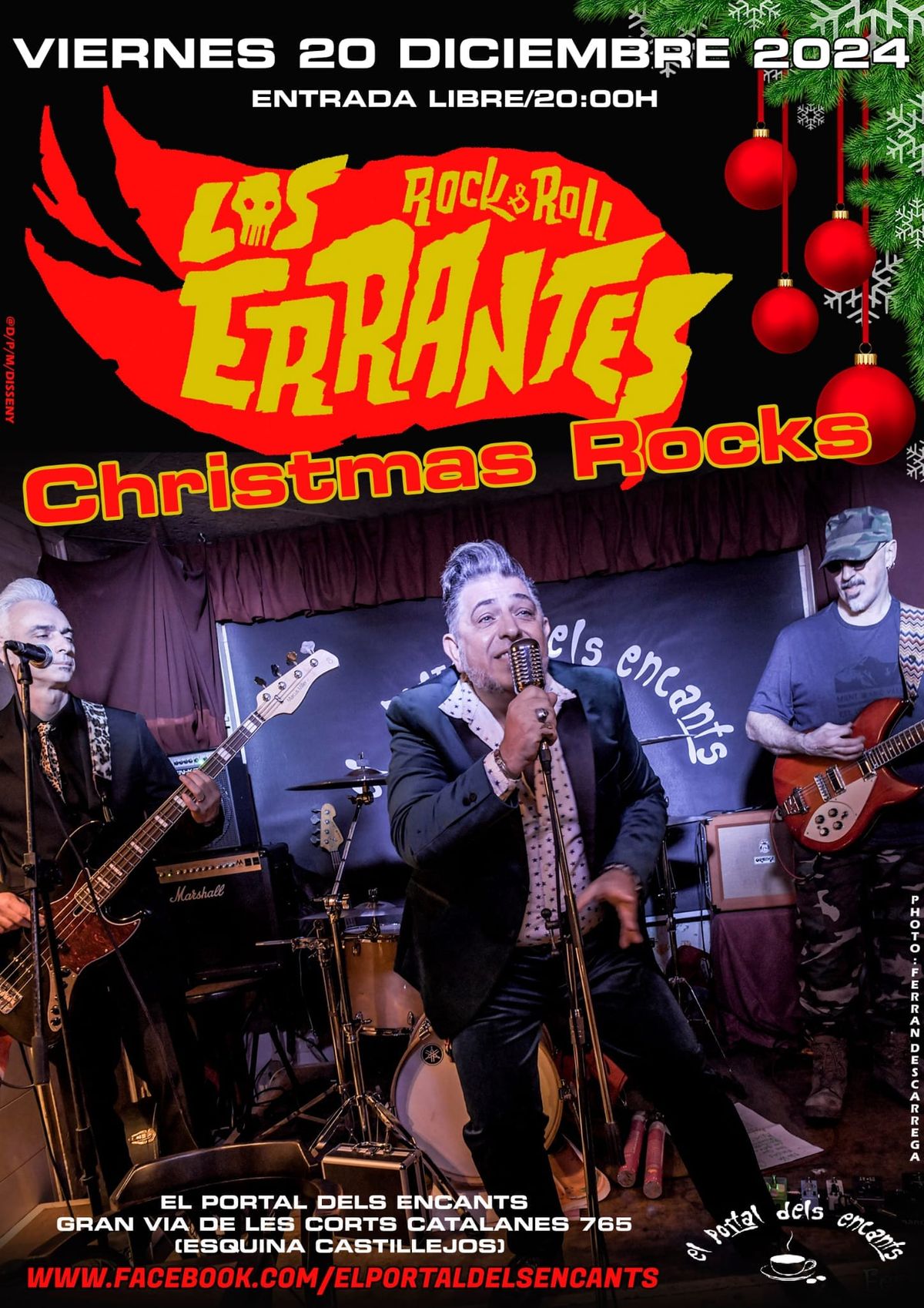 LOS ERRANTES CHRISTMAS ROCK'S Y SUS AMIGOS - PORTAL DELS ENCANTS