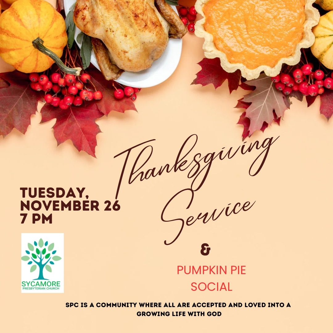 SPC Thanksgiving Service & Pie Social