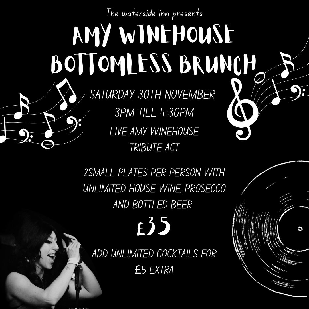 Amy Winehouse Bottomless Brunch Live Tribute