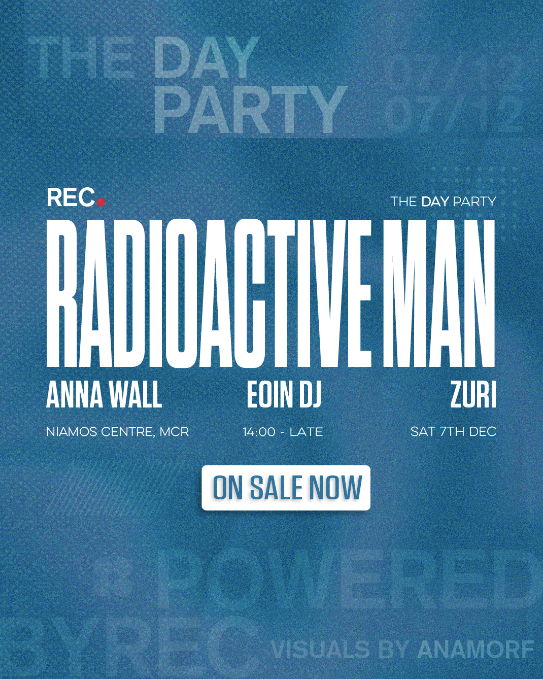 REC. Day Party w\/ Radioactive Man, Anna Wall, Eoin DJ, Zuri