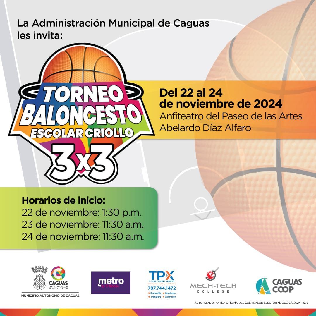 Torneo Baloncesto Escolar 3x3