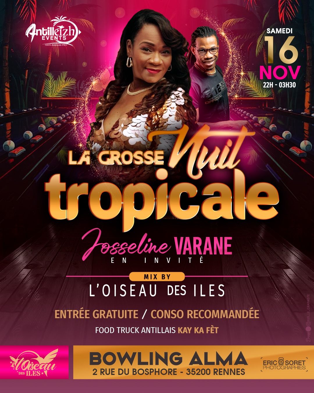 LA GROSSE Nuit tropicale - Josseline VARANE en Showcase