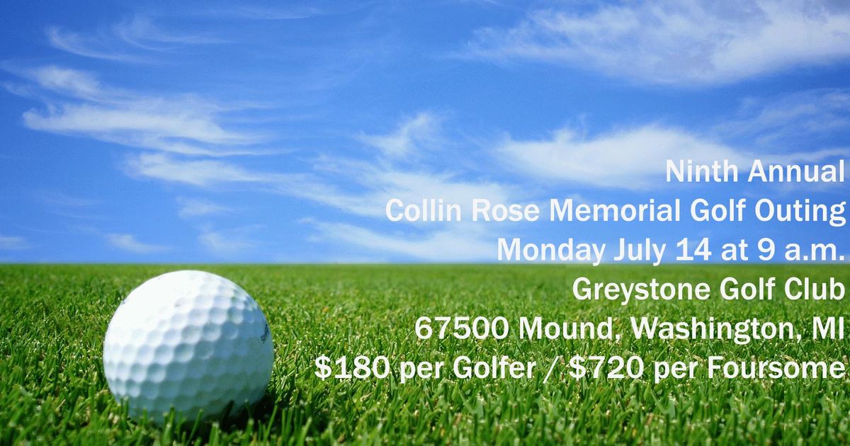 Collin Rose Memorial Golf Outing