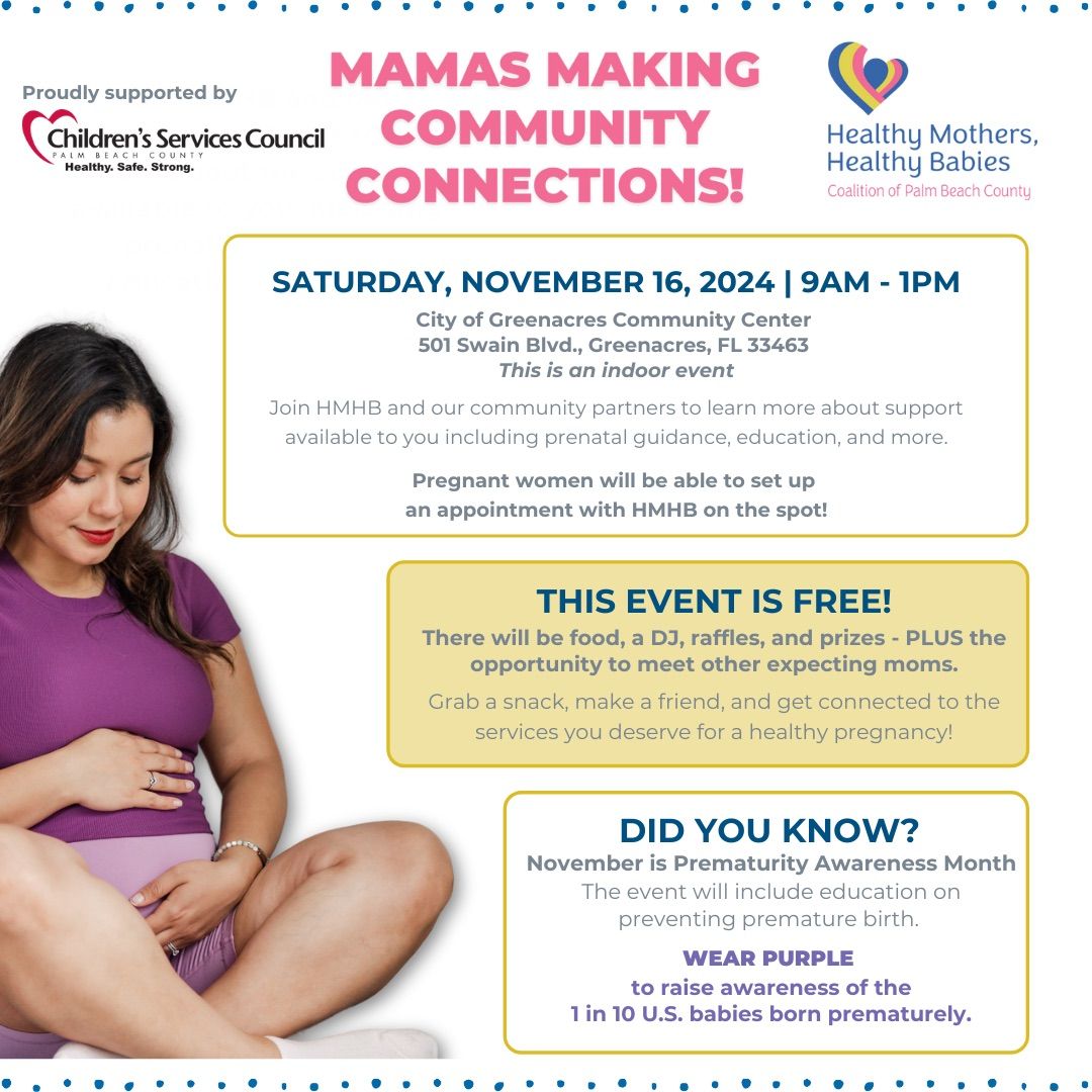 Mamas Making Community Connections: HMHB Outreach Event 