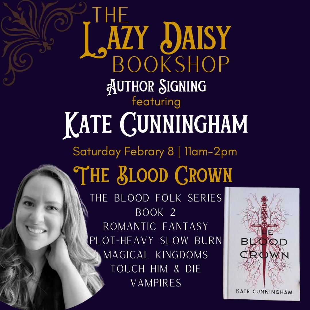 Book Signing: The Blood Crown by Kate Cunningham