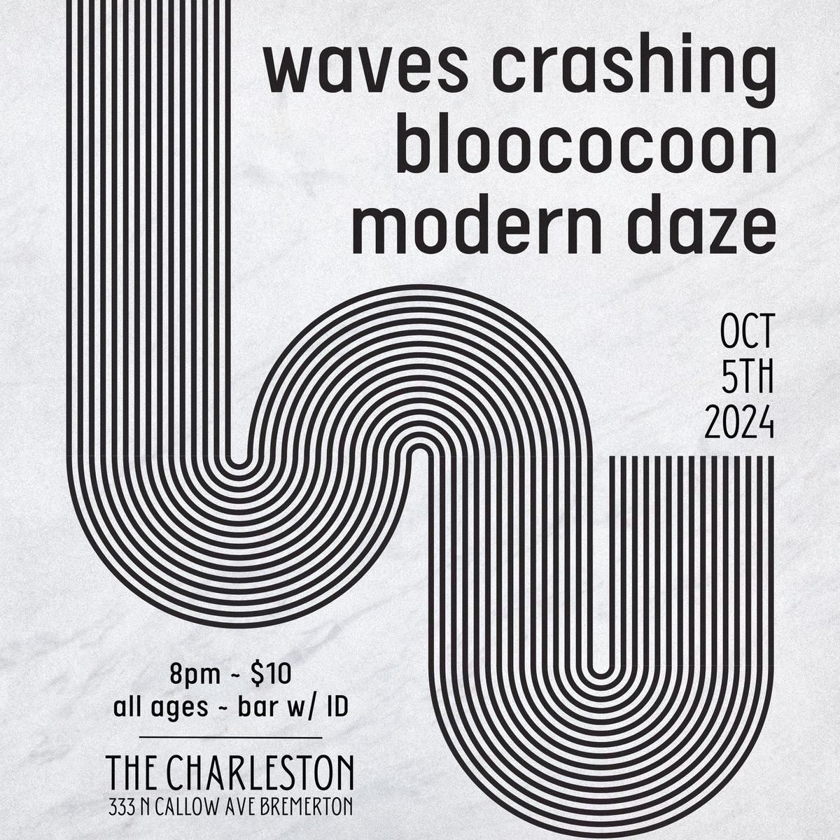 WAVES CRASHING \/\/ BLOOCOCOON \/\/ MODERN DAZE