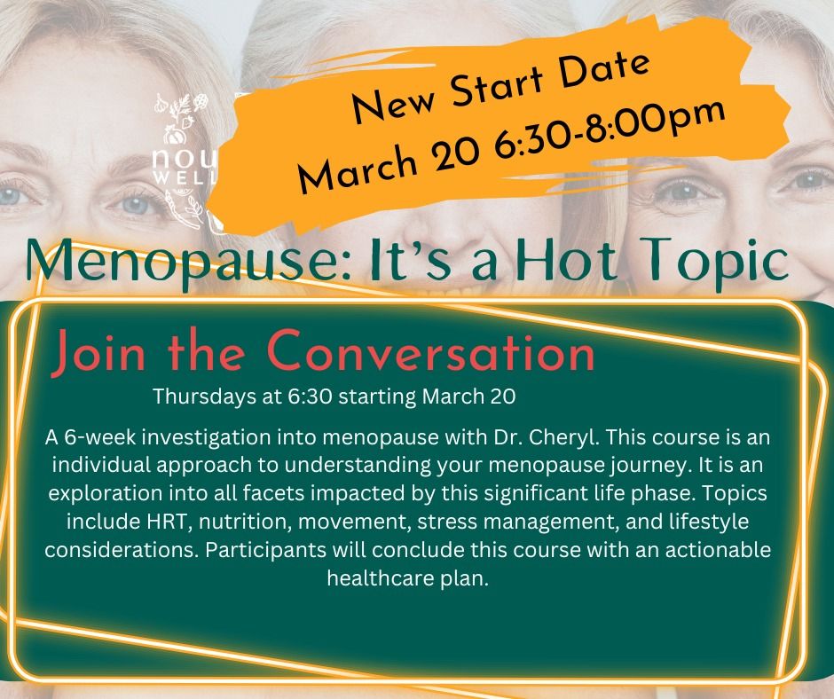 Menopause: It's a Hot Topic