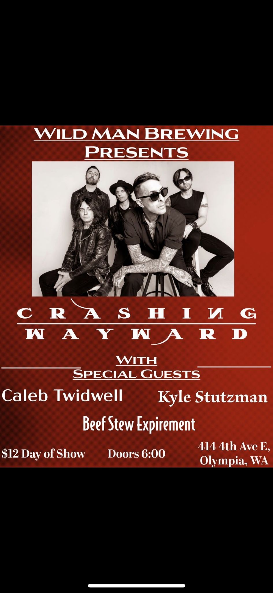 Wild man brewing presents; Crashing Wayward  Kyle Stutzman  Caleb Twidwell  Beef Stew Experiment