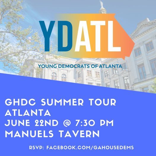 Georgia House Democratic Caucus State Tour: Manuel's with YDATL
