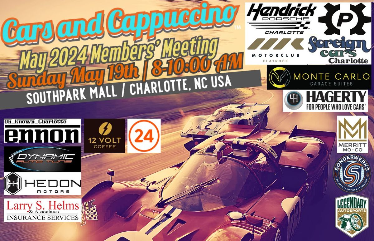 Cars and Cappuccino May 2024 Members' Meeting