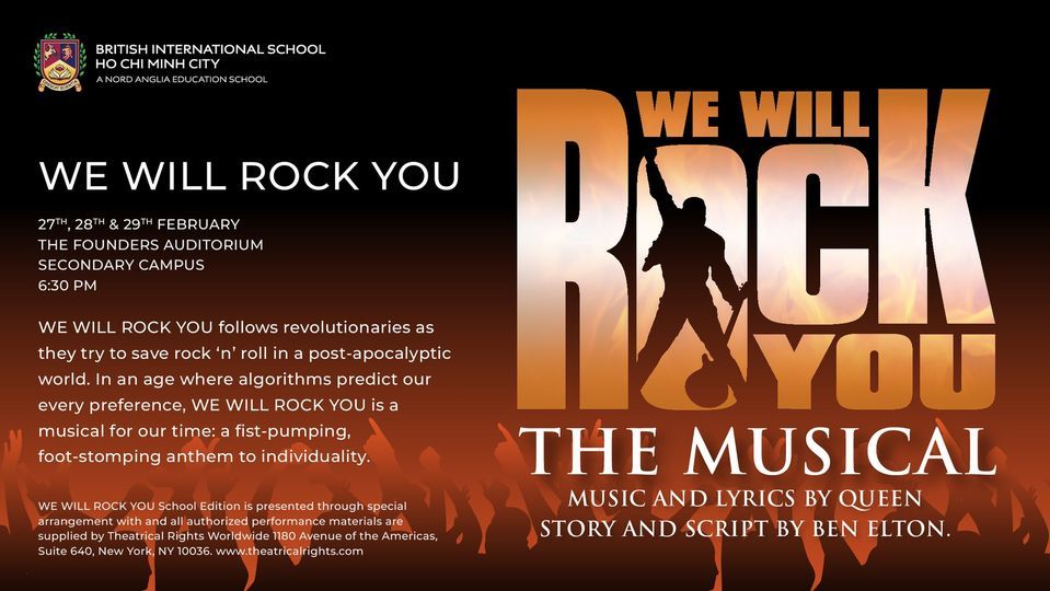 (SOLD OUT!) We Will Rock You