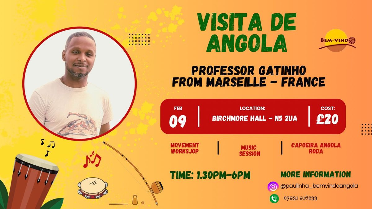 Visita de Angola com Gatinho Angola!