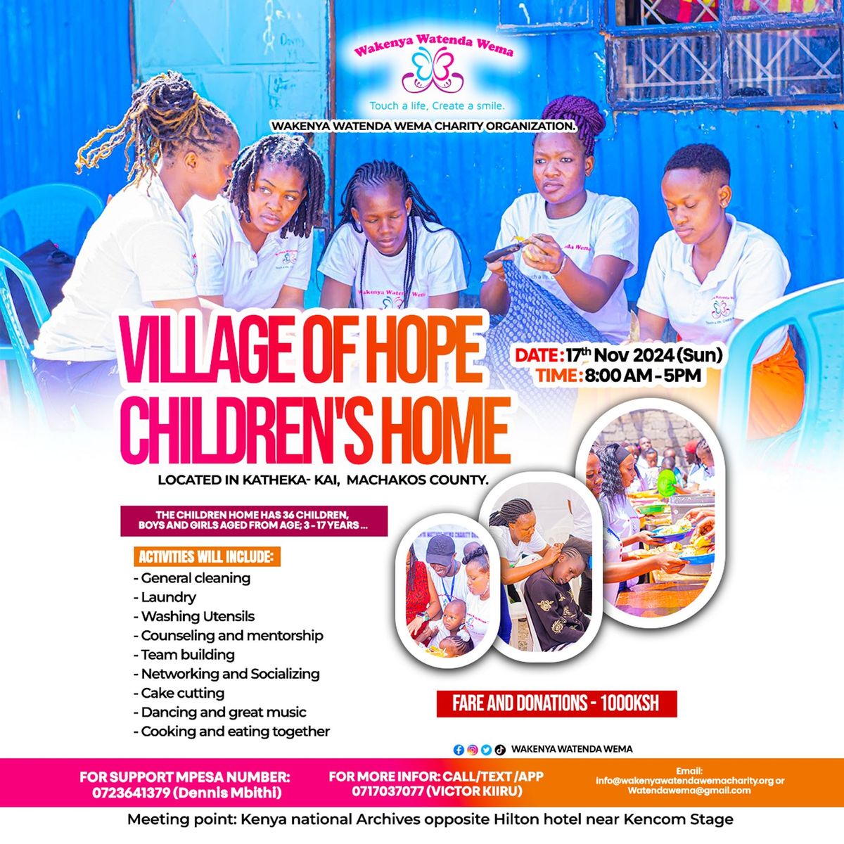 A VISIT TO VILLAGE OF HOPE CHILDREN HOME AT MACHAKOS