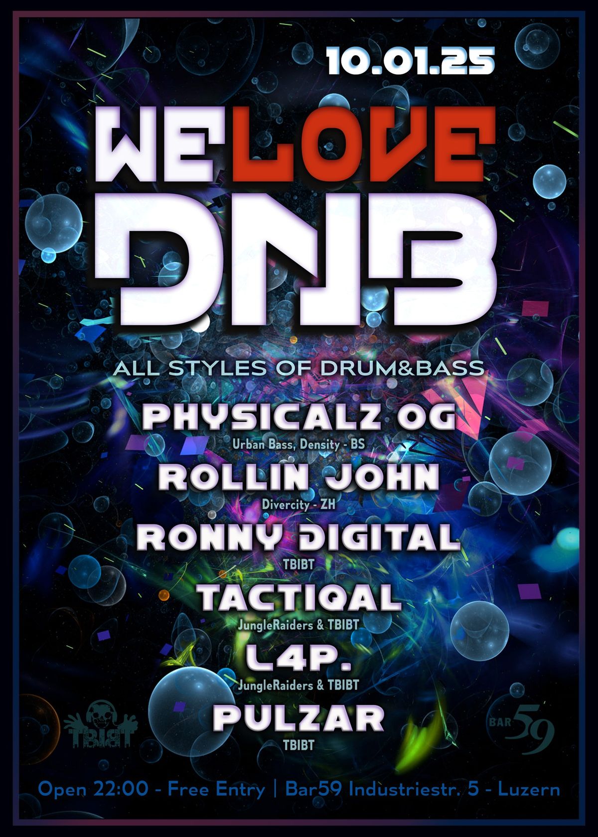 We Love DNB! - Free Entry!