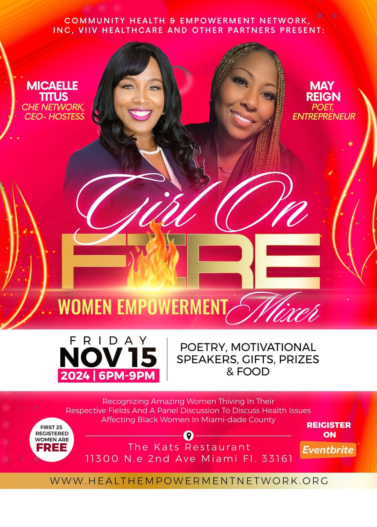 CHE Network, Inc Girl on Fire Women Empowerment Mixer