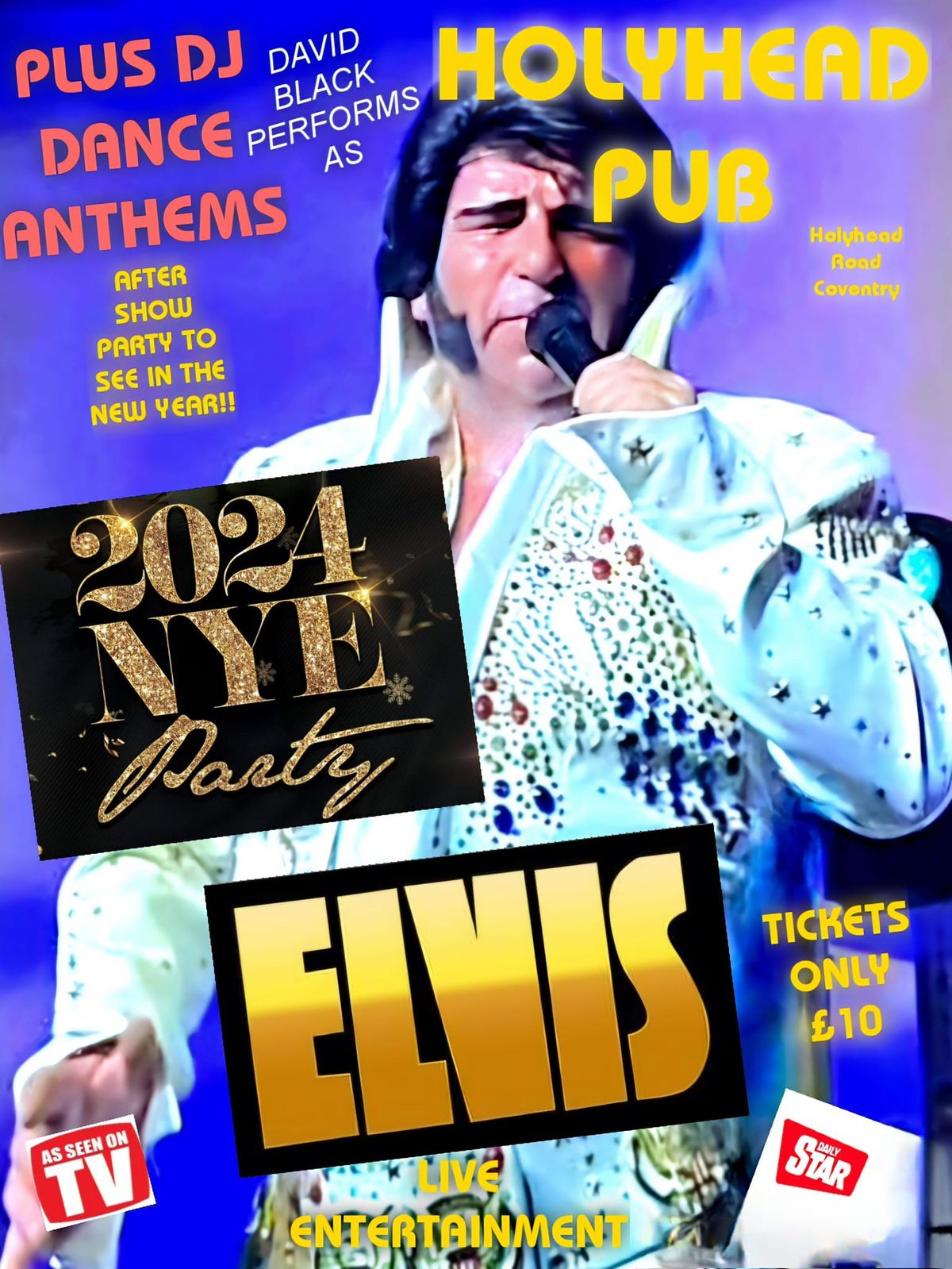 New Years Eve Elvis Tribute and After Party till the EARLY HOURS