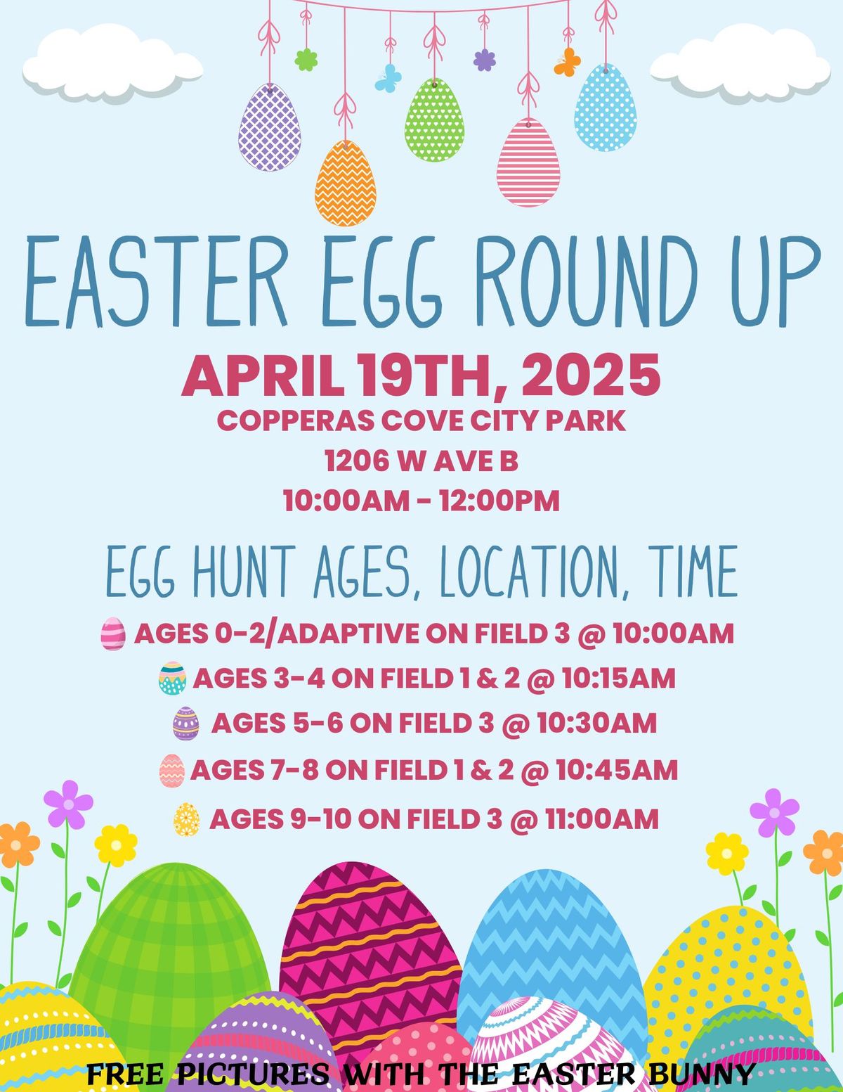 2025 Copperas Cove Easter Egg Round Up