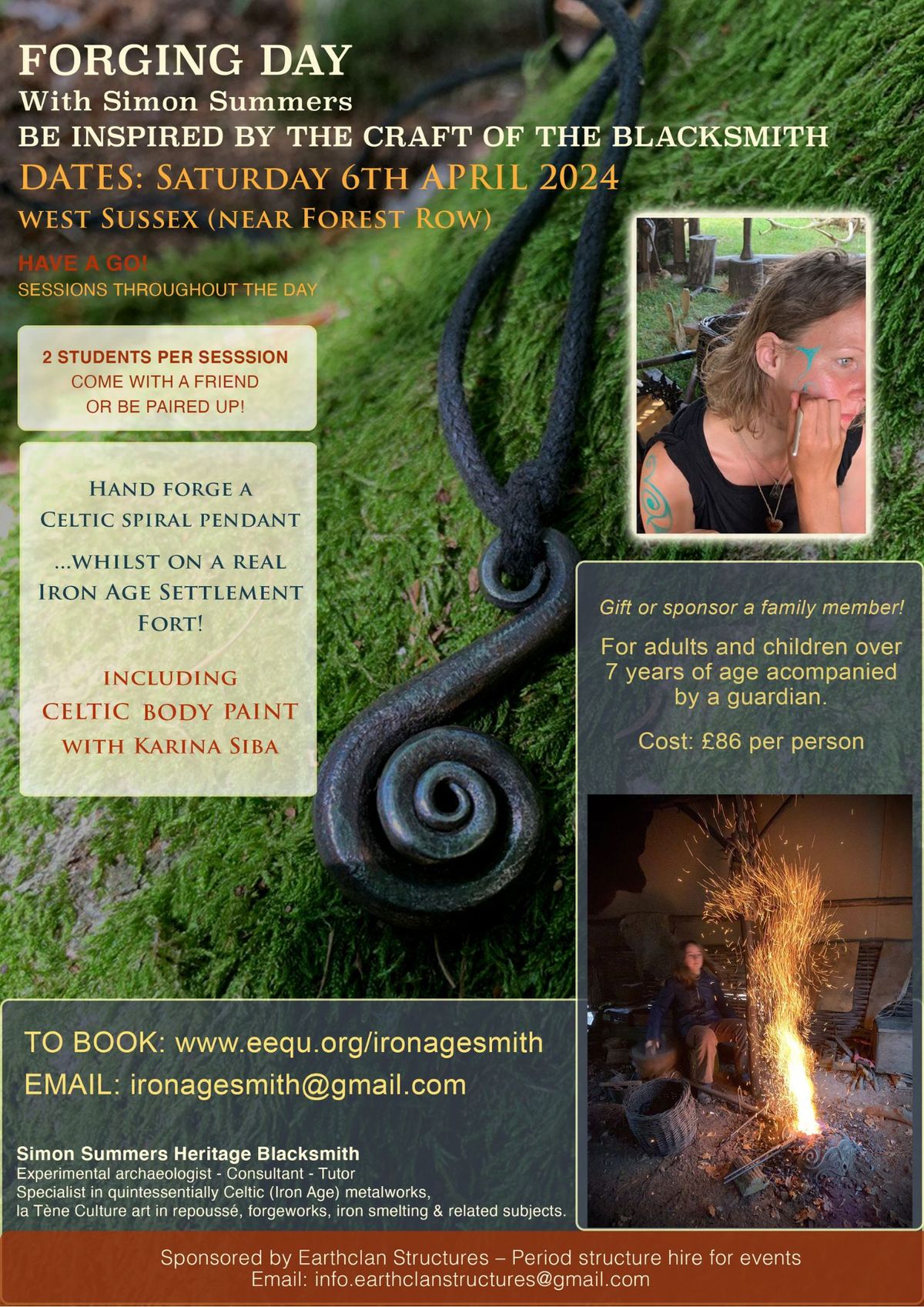 FORGING DAY & CELTIC BODY PAINTING