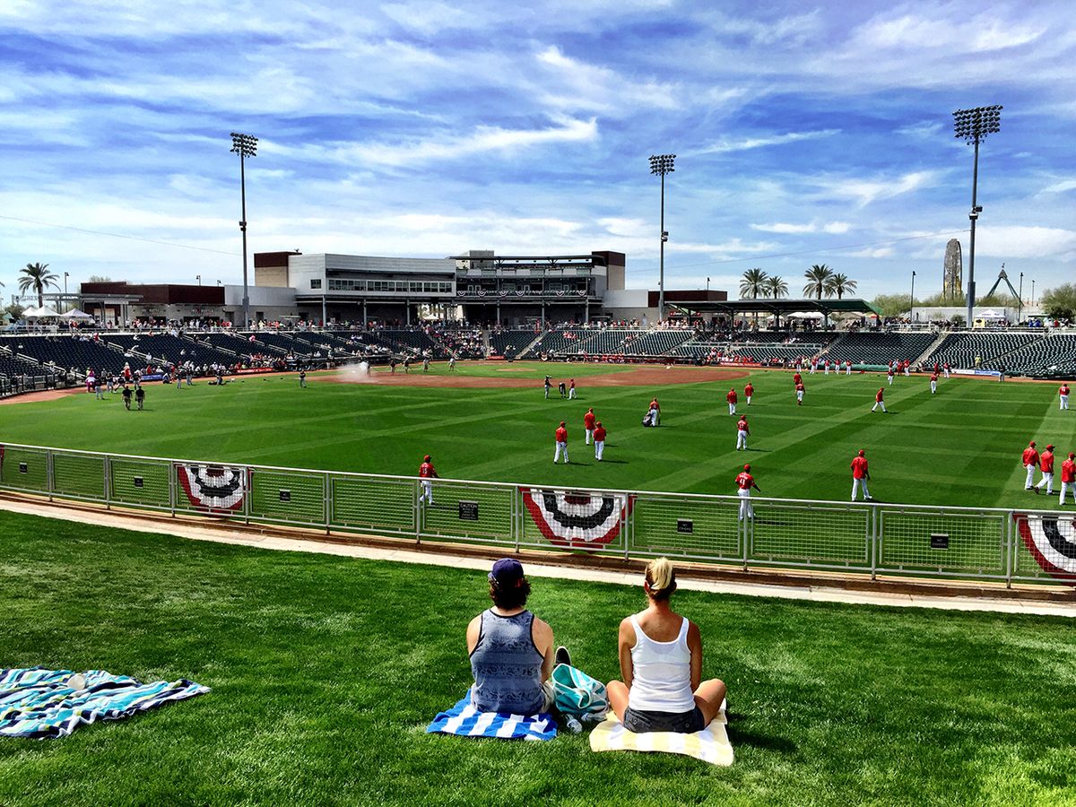 Spring Training - San Francisco Giants at Cleveland Guardians at Goodyear Ballpark