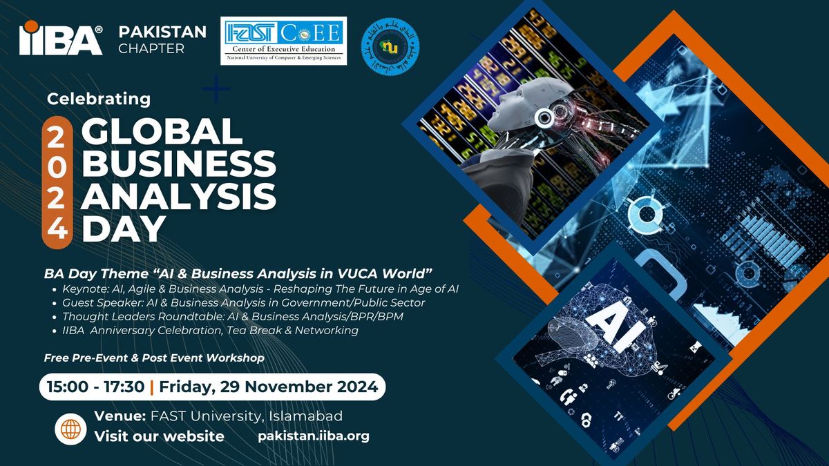 IIBA Global Business Analysis Day 2024 - Learning, Sharing & Networking