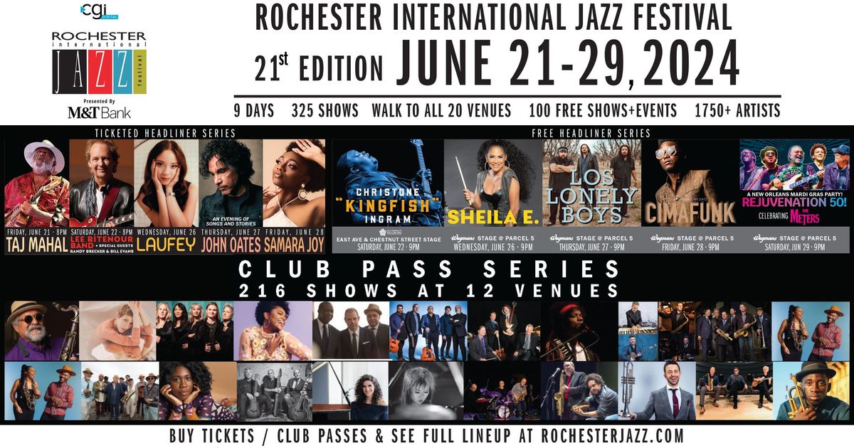 CGI Rochester International Jazz Festival | 21st Edition