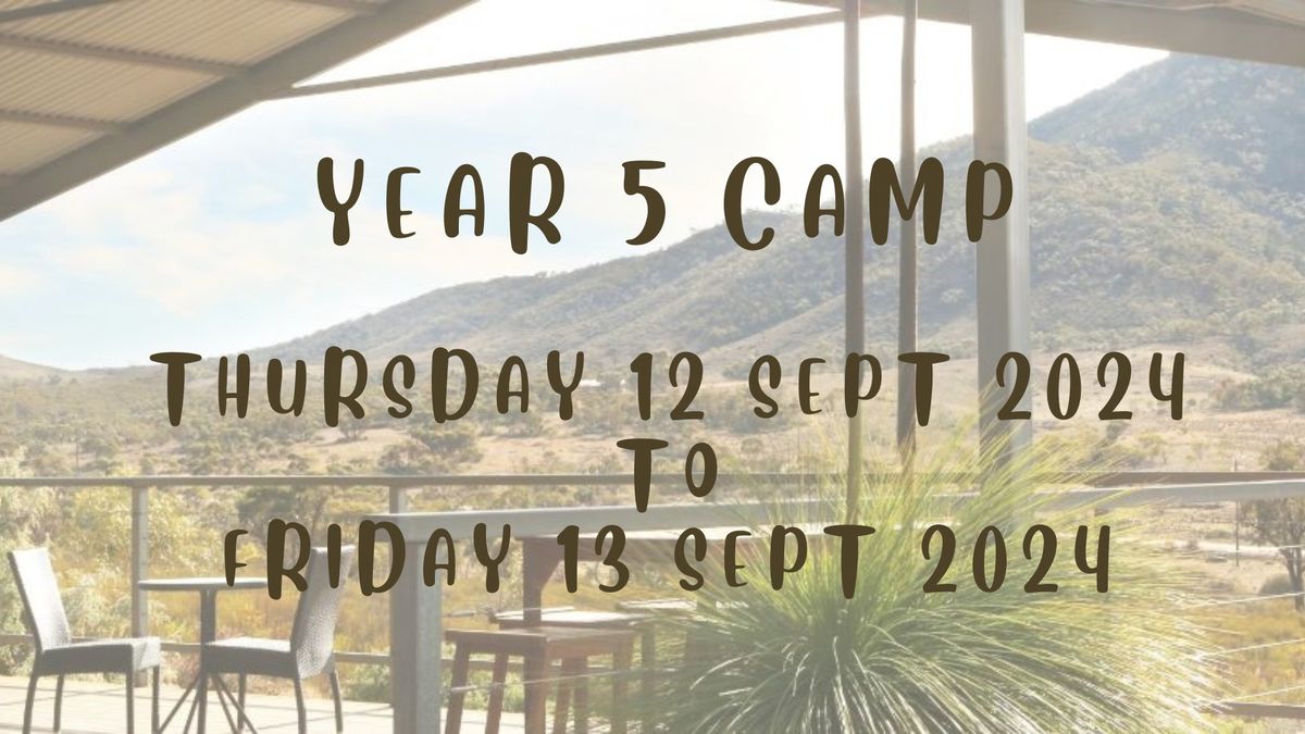 Year 5 Camp