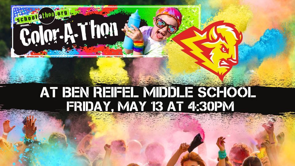 Ben Reifel Middle School Color Run