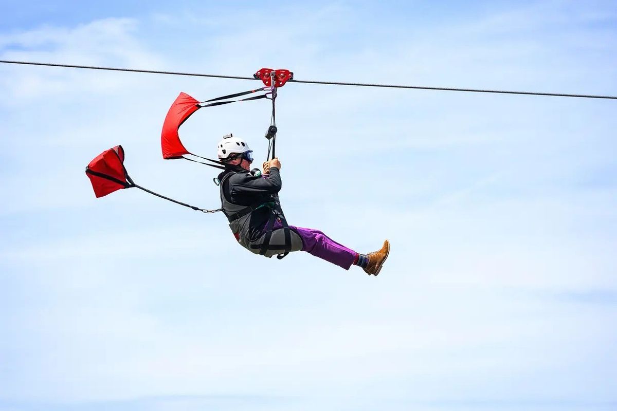 Greyhound Rescue Wales Sponsored Zip Line Challenge