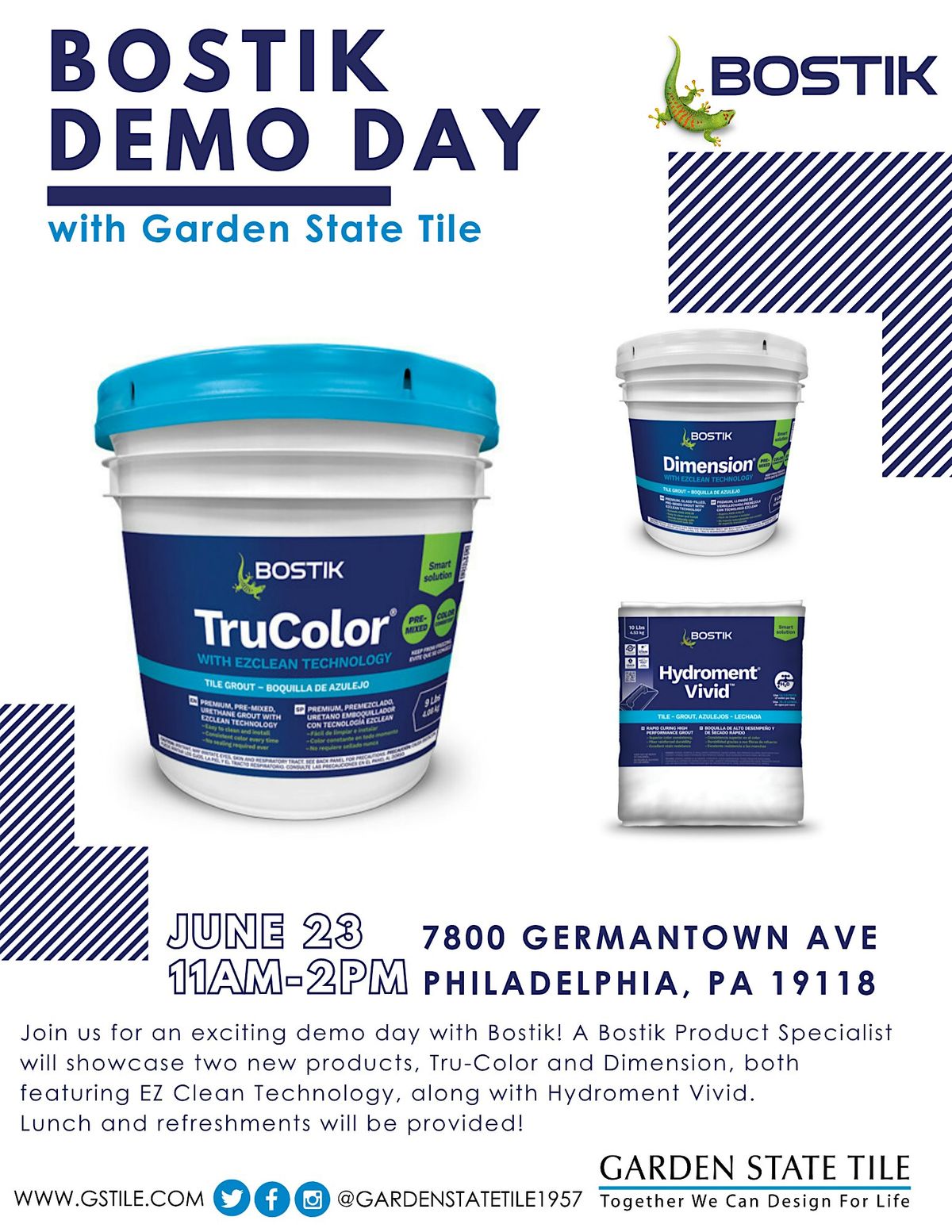 Bostik Demo Day at Garden State Tile!
