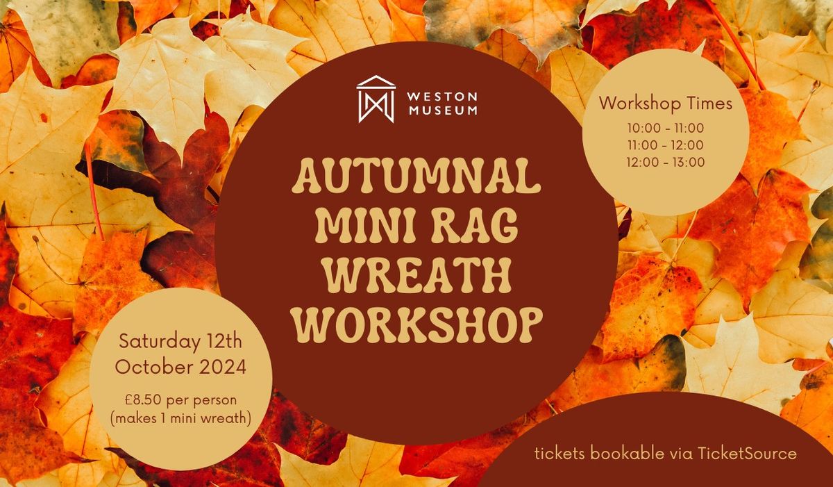 Autumnal Mini Rag Wreath Workshop