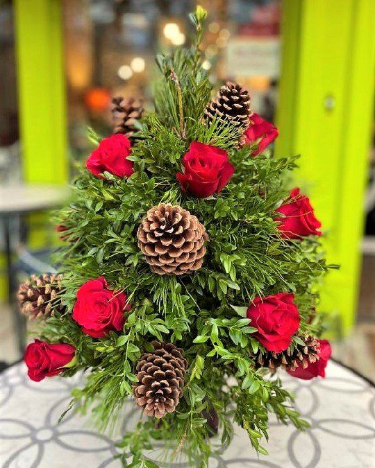 Christmas Flower Tree - Class Fee $75