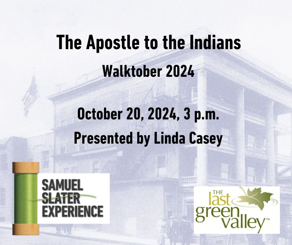 The Apostle to the Indians Talk