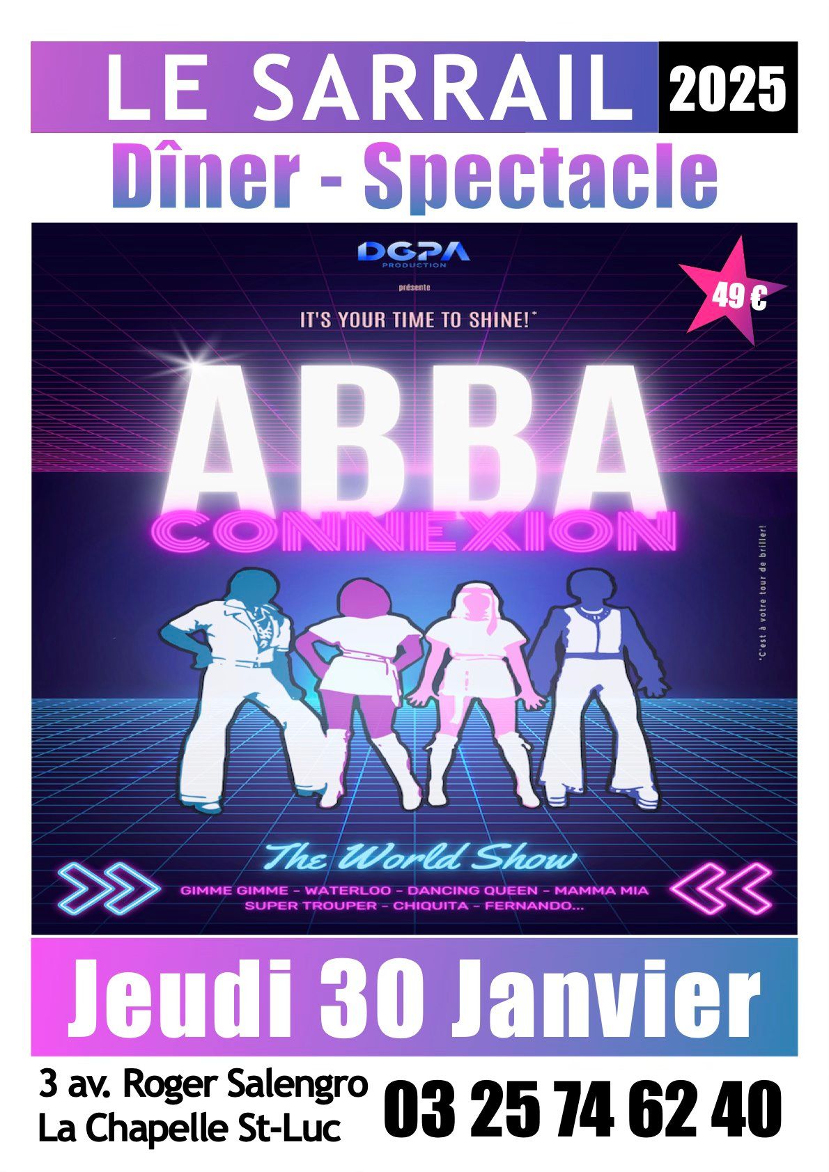 Soir\u00e9e \u00ab ABBA CONNEXION - la story d\u2019ABBA \u00bb 