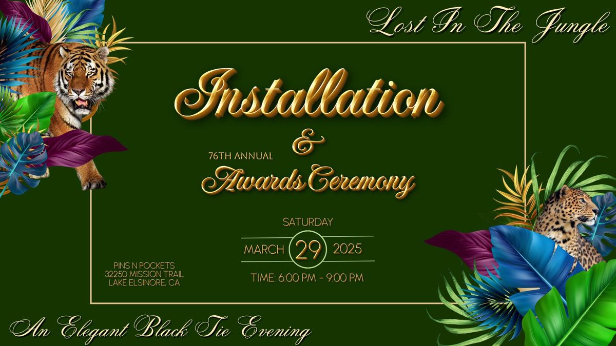 Installation & 76th Annual Award Ceremony