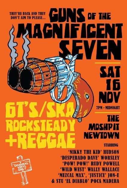 Guns of the Magnificent Seven! A night of 60s reggae!