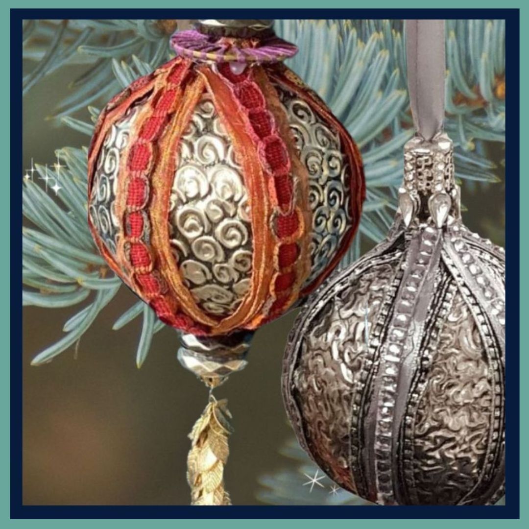 Embossed Aluminum Bauble 