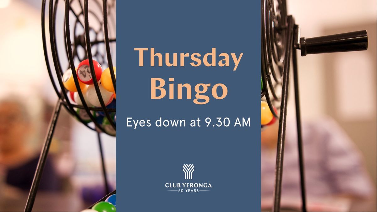 Thursday Bingo at Club Yeronga