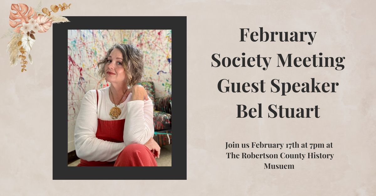 February Society Meeting 