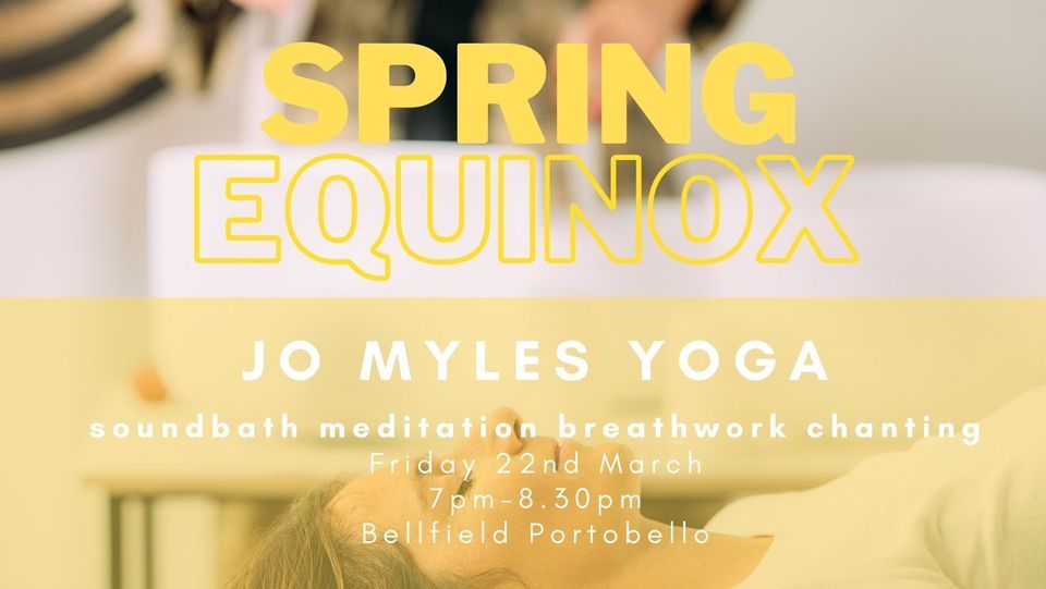 Spring Equinox Sound Bath Event With Meditation, Breathwork & Chanting!