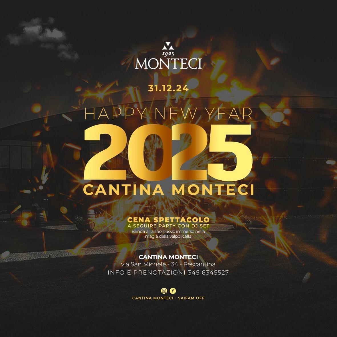 31.12.24 Capodanno 2025 - Cantina Monteci 