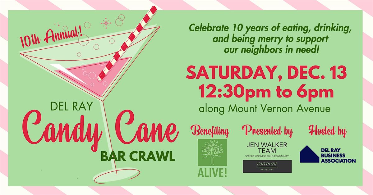 10th Annual Del Ray Candy Cane Bar Crawl