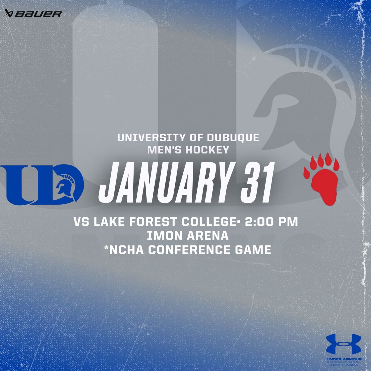 UD Men's Hockey vs. Lake Forest College (GAME 1)