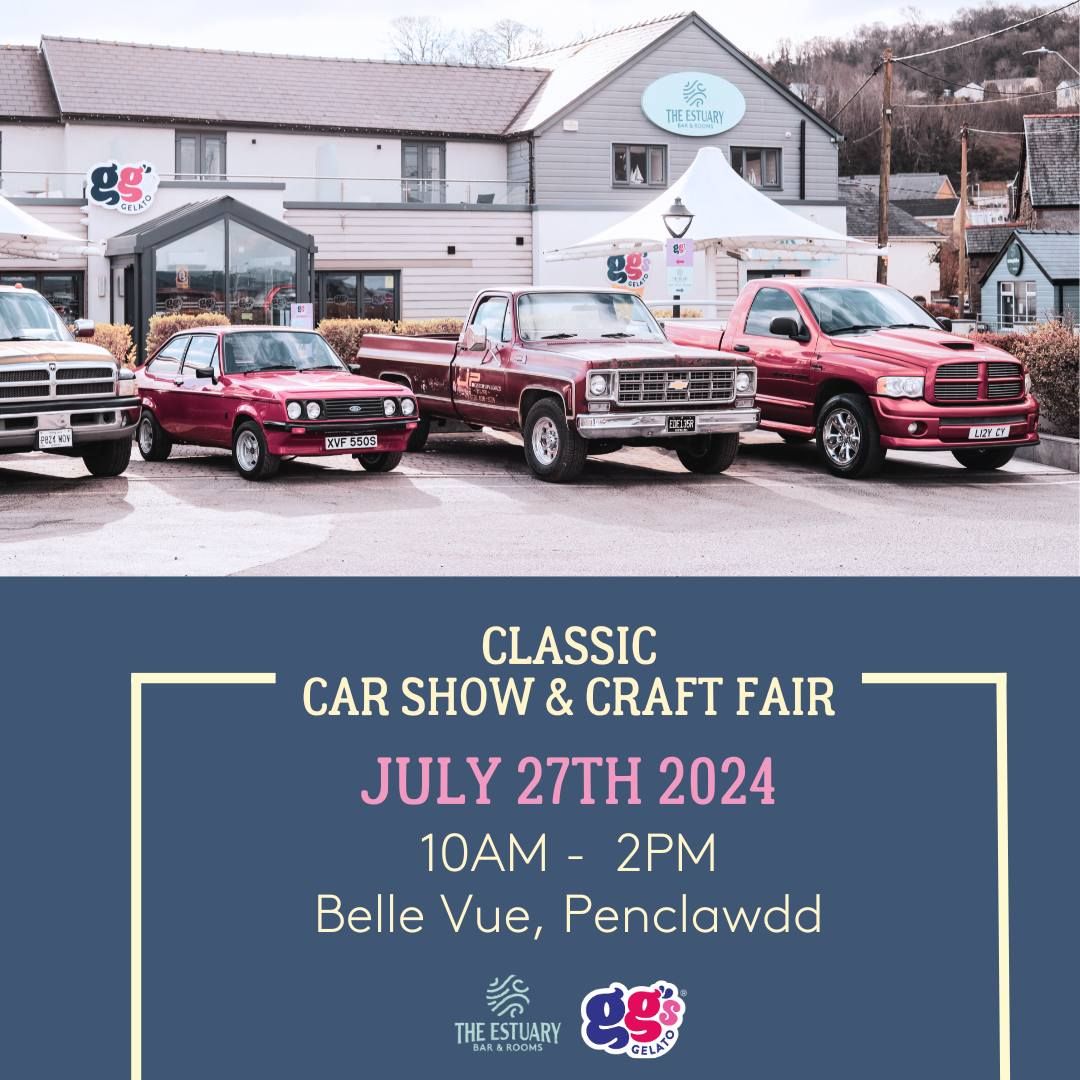 Classic car show and craft fair