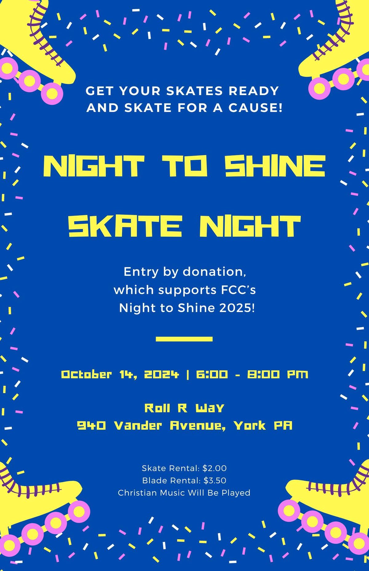 Skate Night Fundraiser