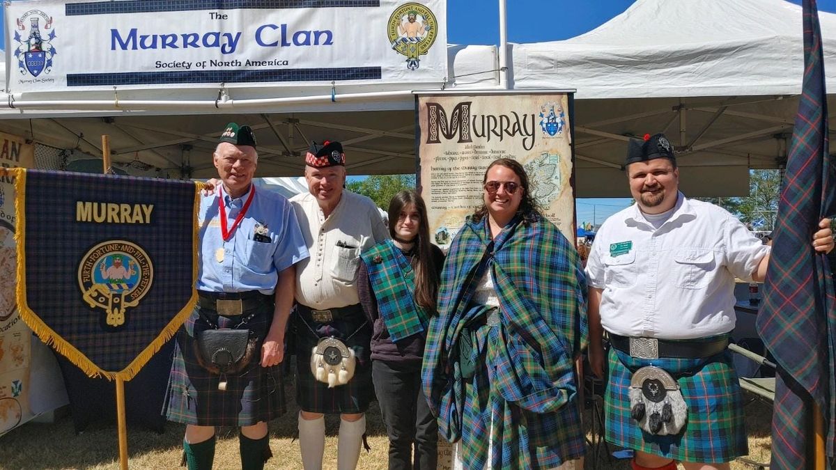 Clan Murray Tent at Gallabrae Greenville Scottish Games