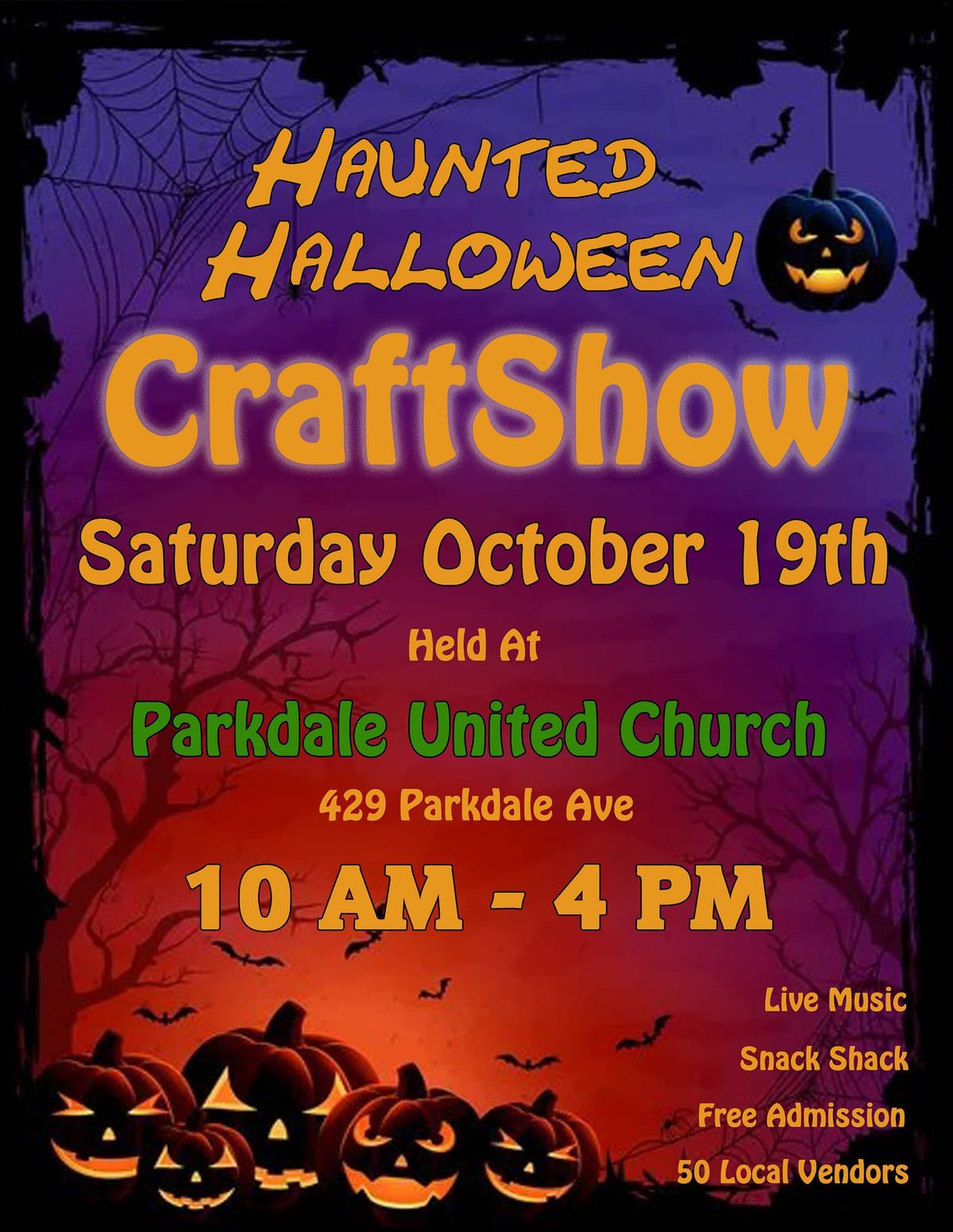 Haunted Halloween Craft Show!